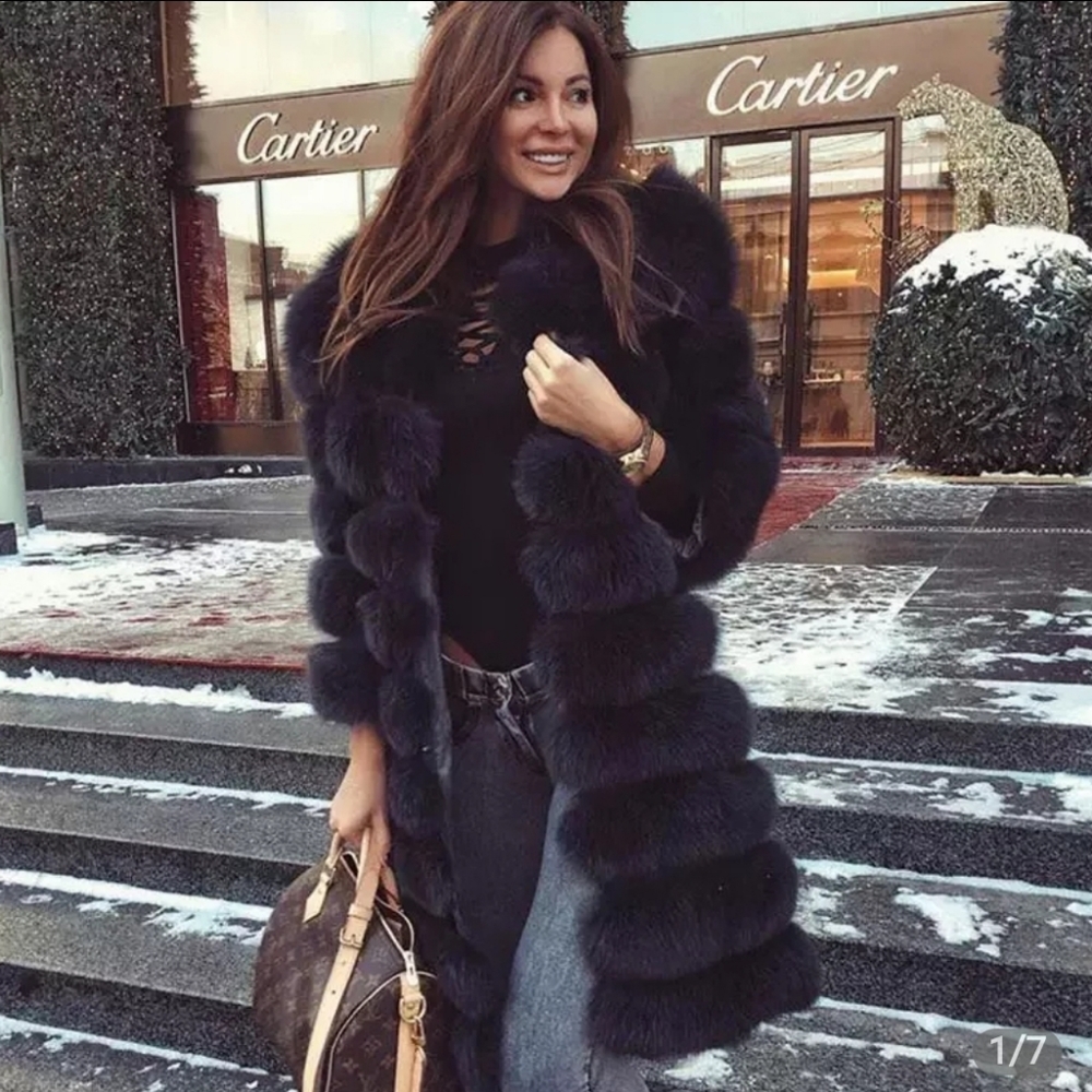 Real fox fur Finland Fox  New